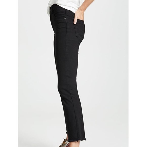 LEVI'S Mile High Crop Flare Black Jeans - Picture 3 of 6